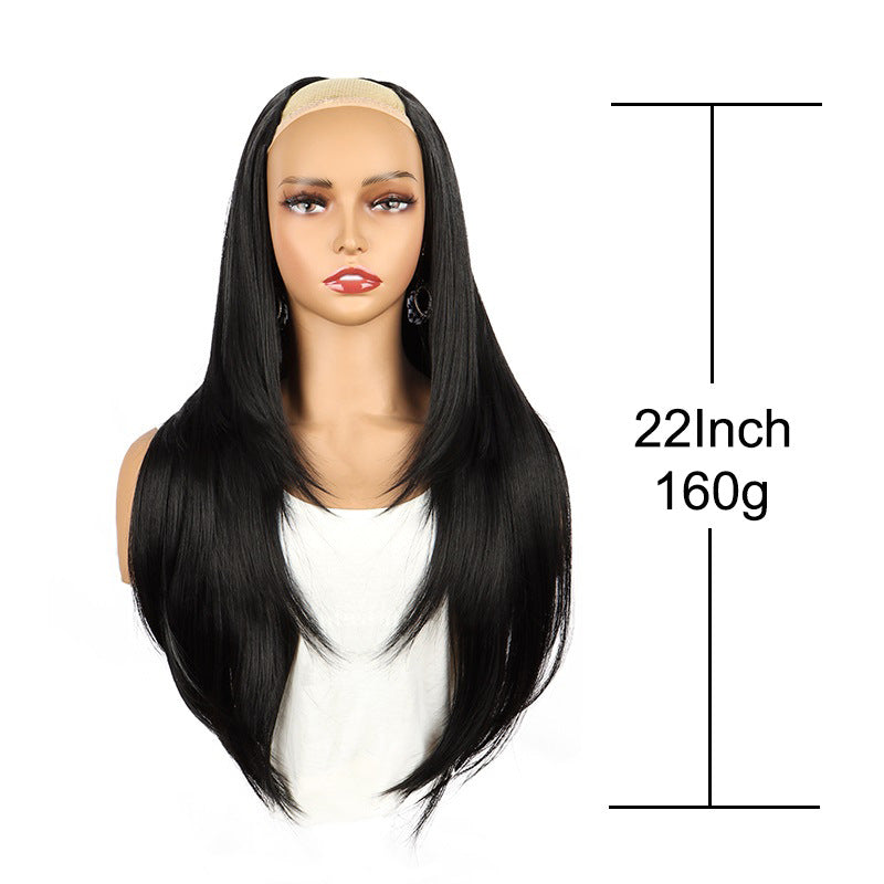 Lady's Natural Seamless Invisible Hair Extensions