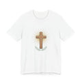 Christian Cross T‑Shirt – Radiant Cross Graphic Tee for Easter & Faith