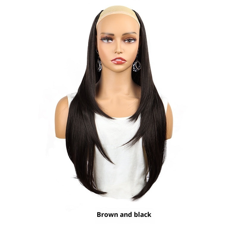 Lady's Natural Seamless Invisible Hair Extensions